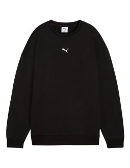 Bluza damska puma ess oversized crew tr czarna 685401 01