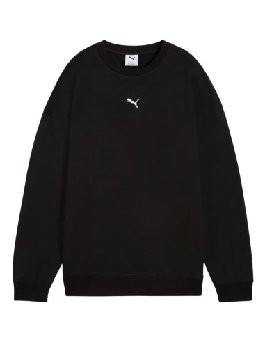 Bluza damska puma ess oversized crew tr czarna 685401 01