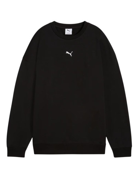 Bluza damska puma ess oversized crew tr czarna 685401 01