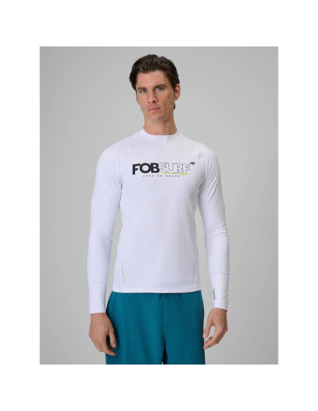 Longsleeve do pływania i sportów wodnych z filtrem upf50+ męski 4f 4frss26tfwlm004-10s