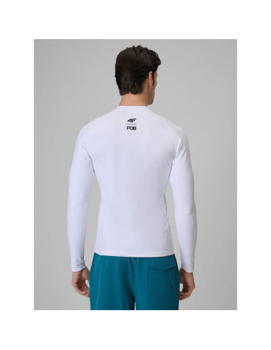 Longsleeve do pływania i sportów wodnych z filtrem upf50+ męski 4f 4frss26tfwlm004-10s