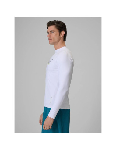 Longsleeve do pływania i sportów wodnych z filtrem upf50+ męski 4f 4frss26tfwlm004-10s