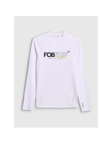 Longsleeve do pływania i sportów wodnych z filtrem upf50+ męski 4f 4frss26tfwlm004-10s
