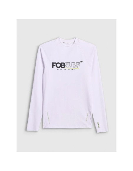 Longsleeve do pływania i sportów wodnych z filtrem upf50+ męski 4f 4frss26tfwlm004-10s