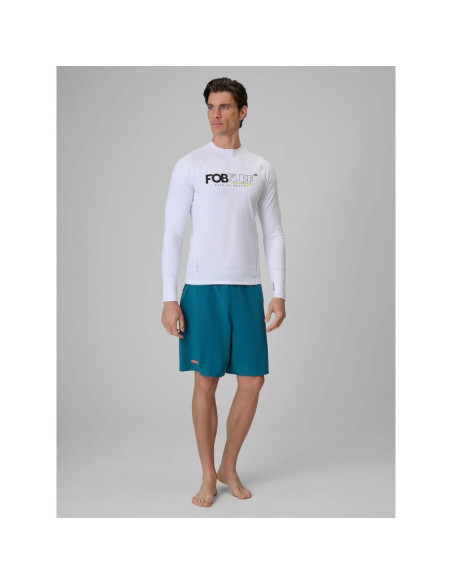 Longsleeve do pływania i sportów wodnych z filtrem upf50+ męski 4f 4frss26tfwlm004-10s