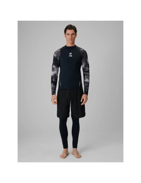 Longsleeve do pływania i sportów wodnych z filtrem upf50+ męski 4f 4frss26tfwlm004-20s