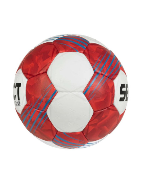 Piłka ręczna select hb ultimate replica v26 official ehf czerwono-biała 220046