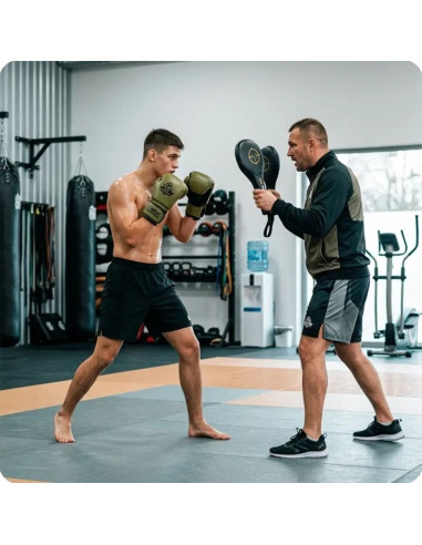 Dwustronne packi treningowe dla trenera rakietki "striker" | dbx bushido