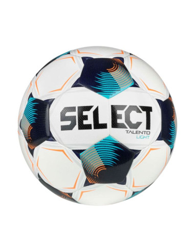 Piłka nożna select talento light v26 biało-czarno-niebieska 130008
