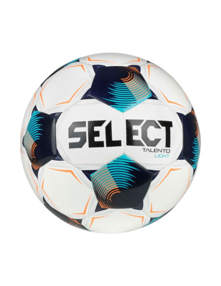 Piłka nożna select talento light v26 biało-czarno-niebieska 130008
