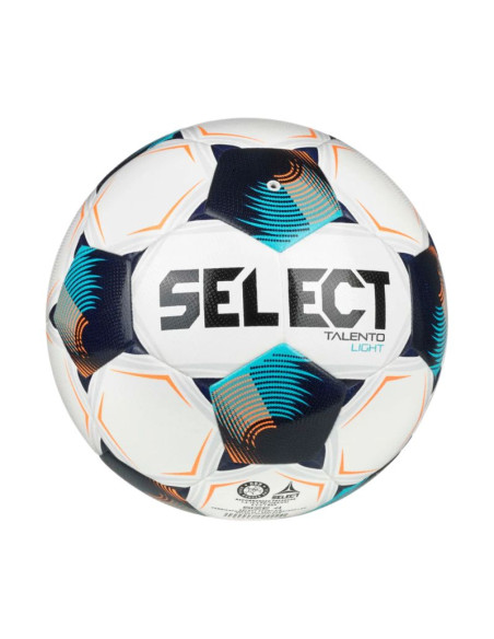 Piłka nożna select talento light v26 biało-czarno-niebieska 130008