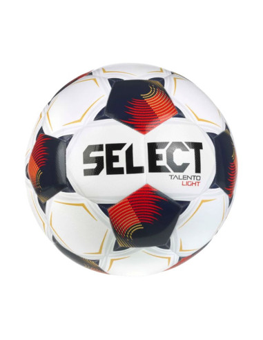 Piłka nożna select talento light v26 biało-czarno-czerwona 130008