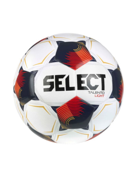 Piłka nożna select talento light v26 biało-czarno-czerwona 130008