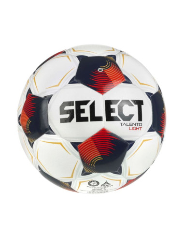 Piłka nożna select talento light v26 biało-czarno-czerwona 130008