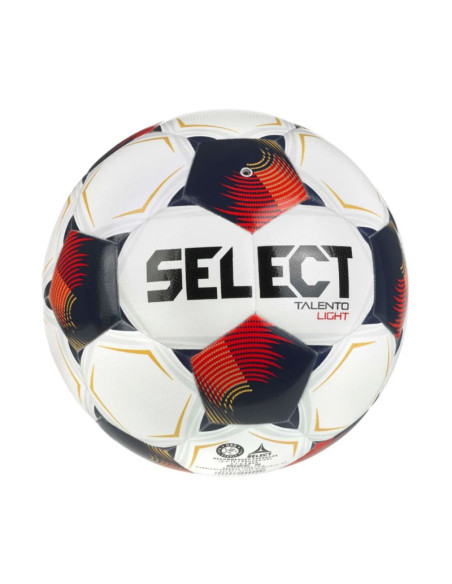 Piłka nożna select talento light v26 biało-czarno-czerwona 130008