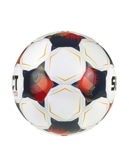 Piłka nożna select talento light v26 biało-czarno-czerwona 130008