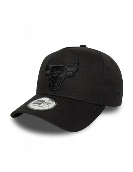 Czapka z daszkiem new era 9forty nba essential chicago bulls e-frame czarna - 60675532