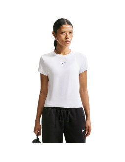 Koszulka damska nike sportswear chill knit biała fv5508 100