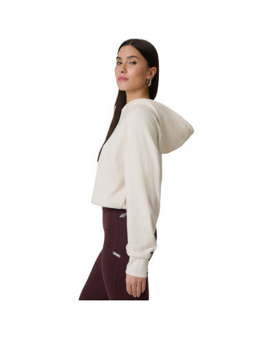 Bluza damska 4f f2175 kremowa 4fwss26tswsf2175 12s