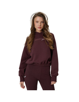 Bluza damska 4f f2175 ciemnorązowa 4fwss26tswsf2175 80s