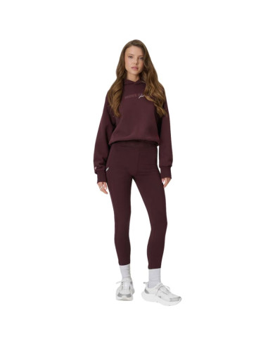 Bluza damska 4f f2175 ciemnorązowa 4fwss26tswsf2175 80s