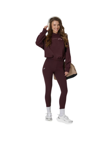 Bluza damska 4f f2175 ciemnorązowa 4fwss26tswsf2175 80s