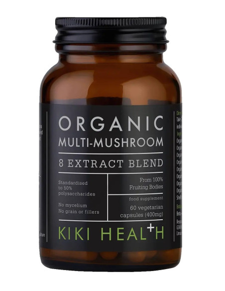 Organic Multi-Mushroom - Mieszanka Ekstraktu 8 Grzybów (60 Kaps.)