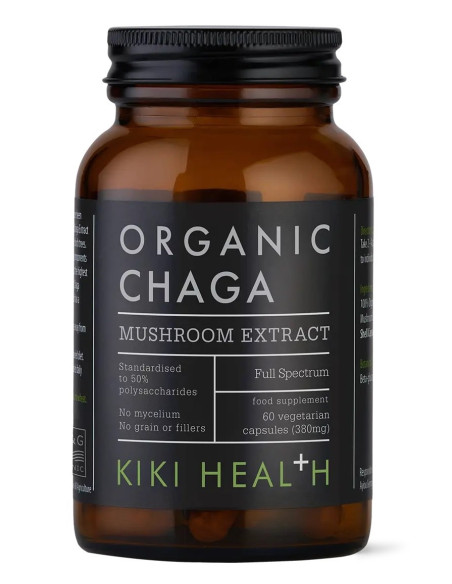 Organic Chaga Mushroom Extract - Ekstrakt Z Grzyba Chaga (60 Kaps.)