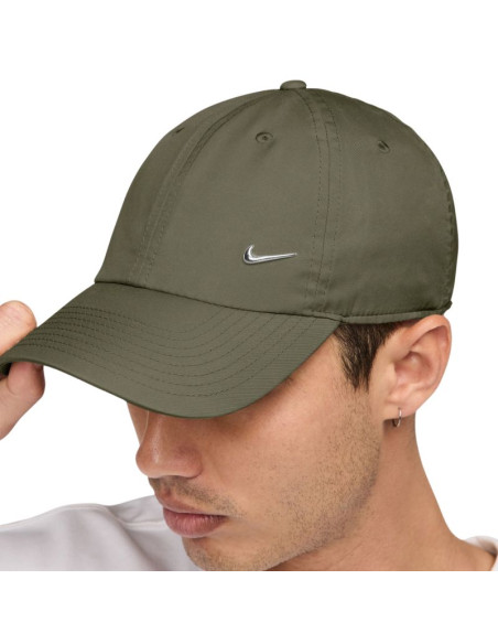 Czapka z daszkiem nike dri-fit club oliwkowa fb5372 222