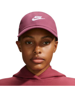 Czapka z daszkiem nike club różowo-biała fb5368 654