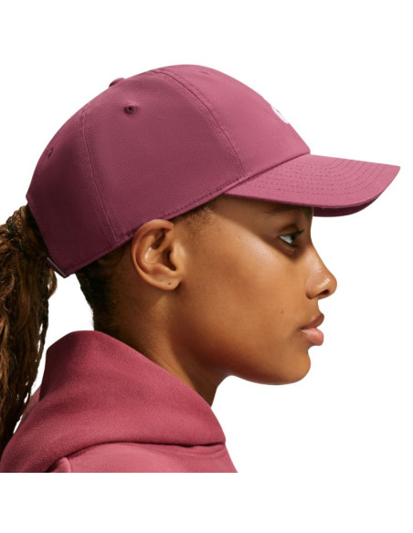 Czapka z daszkiem nike club różowo-biała fb5368 654