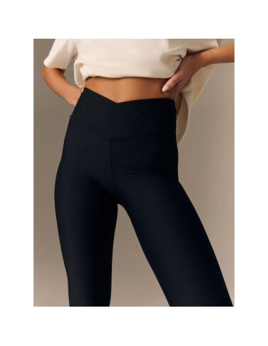 Legginsy z prążkowanej dzianiny damskie 4f 4frss26ttigf328-20s