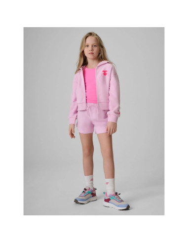 Bluza dresowa loose z kapturem dziewczęca 4f 4fjrss26tswsf2936-56s