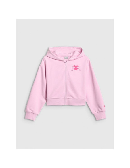 Bluza dresowa loose z kapturem dziewczęca 4f 4fjrss26tswsf2936-56s