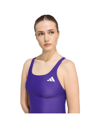 Kostium kąpielowy damski adidas v-back fioletowy ks2951