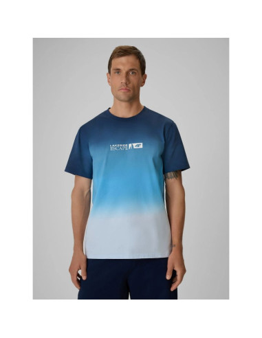 T-shirt regular z nadrukiem męski 4f 4frss26ttshm3995-31s