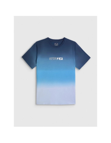T-shirt regular z nadrukiem męski 4f 4frss26ttshm3995-31s