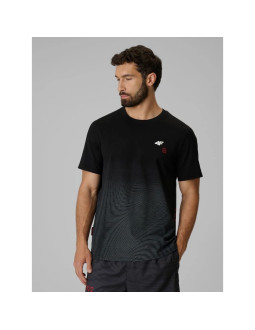 T-shirt regular z nadrukiem męski 4f 4frss26ttshm4040-20a