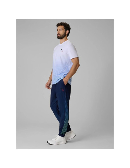 T-shirt regular z nadrukiem męski 4f 4frss26ttshm4040-33a