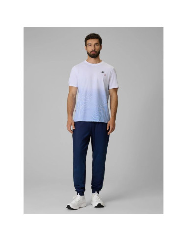 T-shirt regular z nadrukiem męski 4f 4frss26ttshm4040-33a