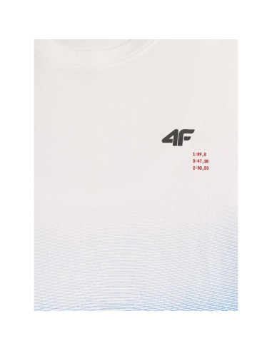 T-shirt regular z nadrukiem męski 4f 4frss26ttshm4040-33a
