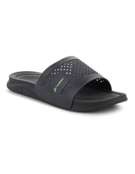 Rider smash v slide ad black/dark grey/green 12568-bu414
