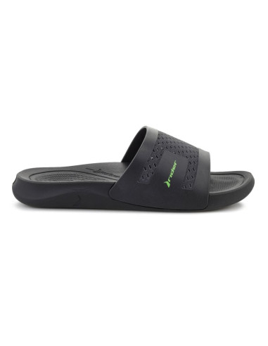 Rider smash v slide ad black/dark grey/green 12568-bu414