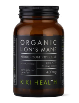 Organic Lion's Mane Mushroom Extract - Soplówka Jeżowata (60 Kaps.)