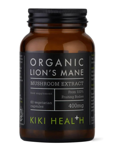 Organic Lion's Mane Mushroom Extract - Soplówka Jeżowata (60 Kaps.)