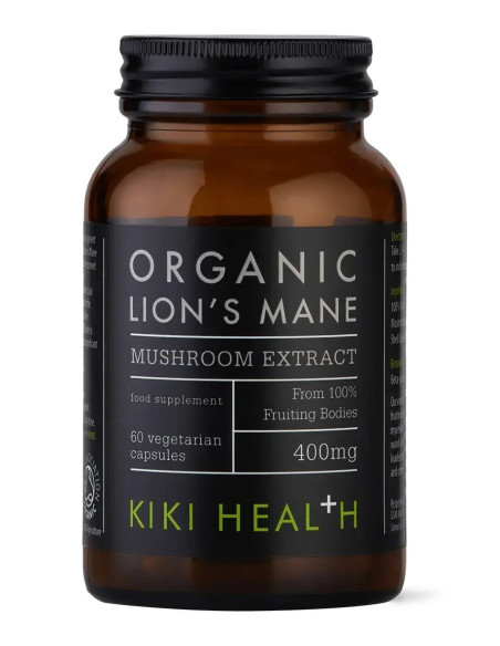 Organic Lion's Mane Mushroom Extract - Soplówka Jeżowata (60 Kaps.)