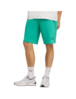 Spodenki męskie puma ess no.1 logo 10" (s) zielone 682595 40
