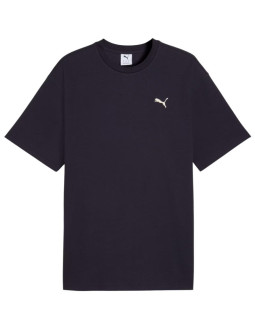 Koszulka męska puma ess elevated relaxed tee granatowa 692018 16 2