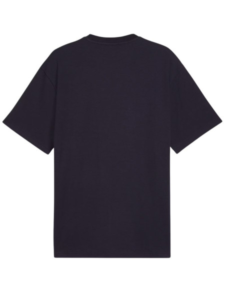 Koszulka męska puma ess elevated relaxed tee granatowa 692018 16