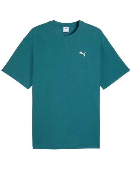 Koszulka męska puma ess elevated relaxed tee zielona 692018 41